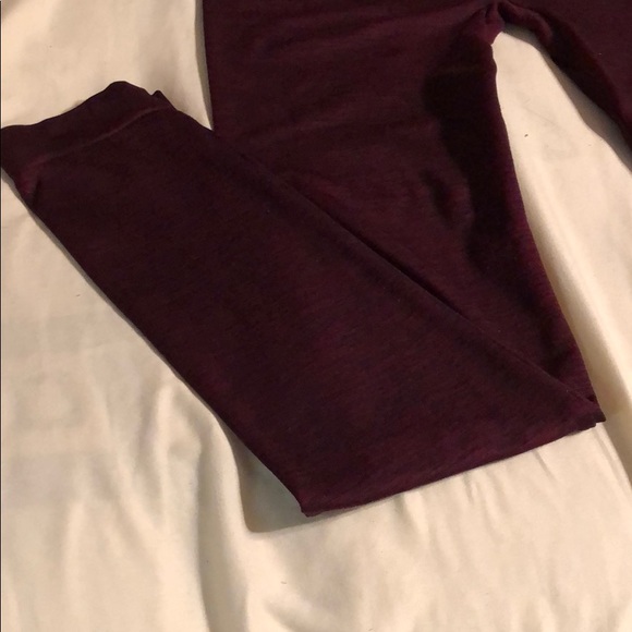 Workout pants maroon/black capri - Picture 3 of 5